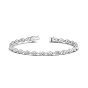 marquise-cut-bezel-tennis-bracelet-in-fdbrc11563-nl-wg